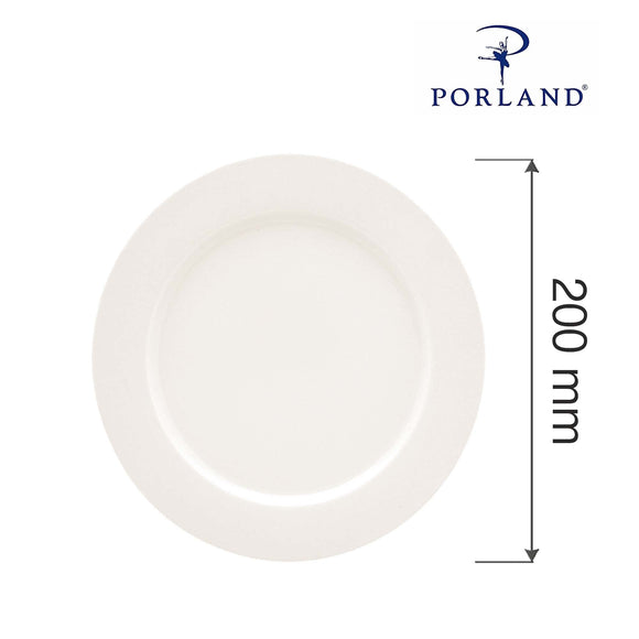 Dove flat kantplate, 200 mm, Min. kjøp: 6 - for Storkjøkken - XL - Storkjøkken