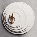 Dove flat kantplate, 230 x (h) 44 mm, Min. kjøp: 6 - for Storkjøkken - XL - Storkjøkken