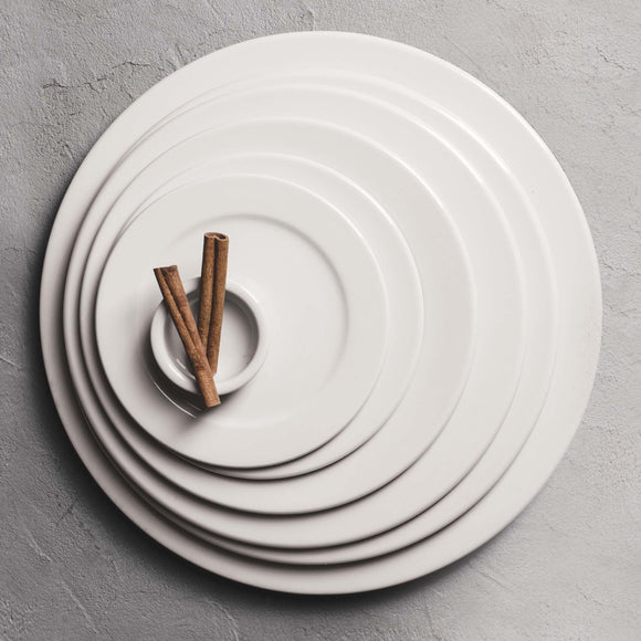 Dove flat kantplate, 300 mm, Min. kjøp: 6 - for Storkjøkken - XL - Storkjøkken