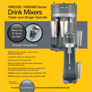 Drikkemikser med én spindel, 165 x 170 x (H) 550 mm - for Storkjøkken - XL - Storkjøkken