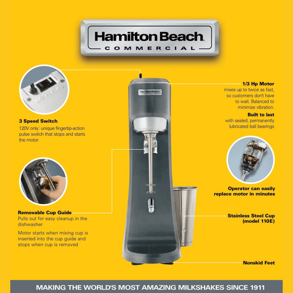 Drikkemikser med én spindel, 165 x 170 x (H) 550 mm - for Storkjøkken - XL - Storkjøkken