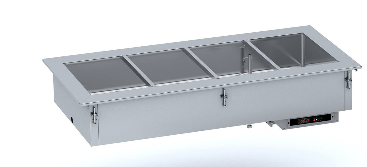 Drop - in bain - marie enhet 2/1 - automatisk vannfyllning - for Storkjøkken - XL - Storkjøkken