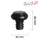 Ekstra propper for vakuumvinbeholder, BarUp, 2 stk., f.eks. 40 x (H) 40 mm - for Storkjøkken - XL - Storkjøkken