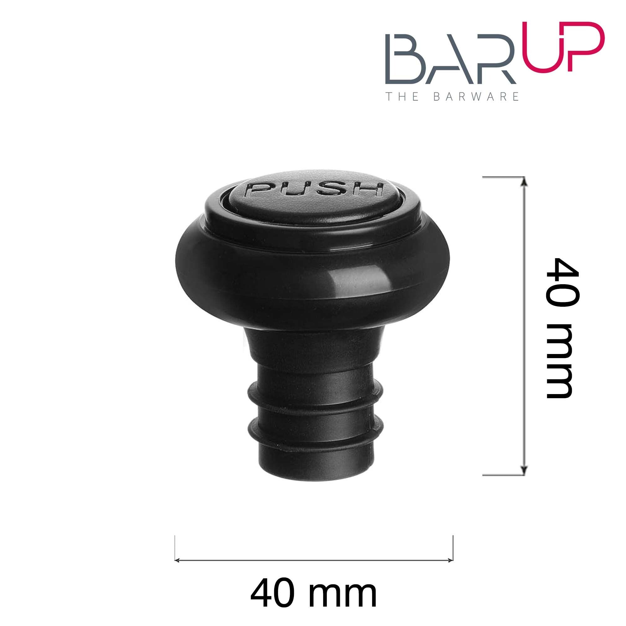 Ekstra propper for vakuumvinbeholder, BarUp, 2 stk., f.eks. 40 x (H) 40 mm - for Storkjøkken - XL - Storkjøkken