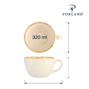 Elegant sandkopp, 320 ml, Min. kjøp: 6 - for Storkjøkken - XL - Storkjøkken