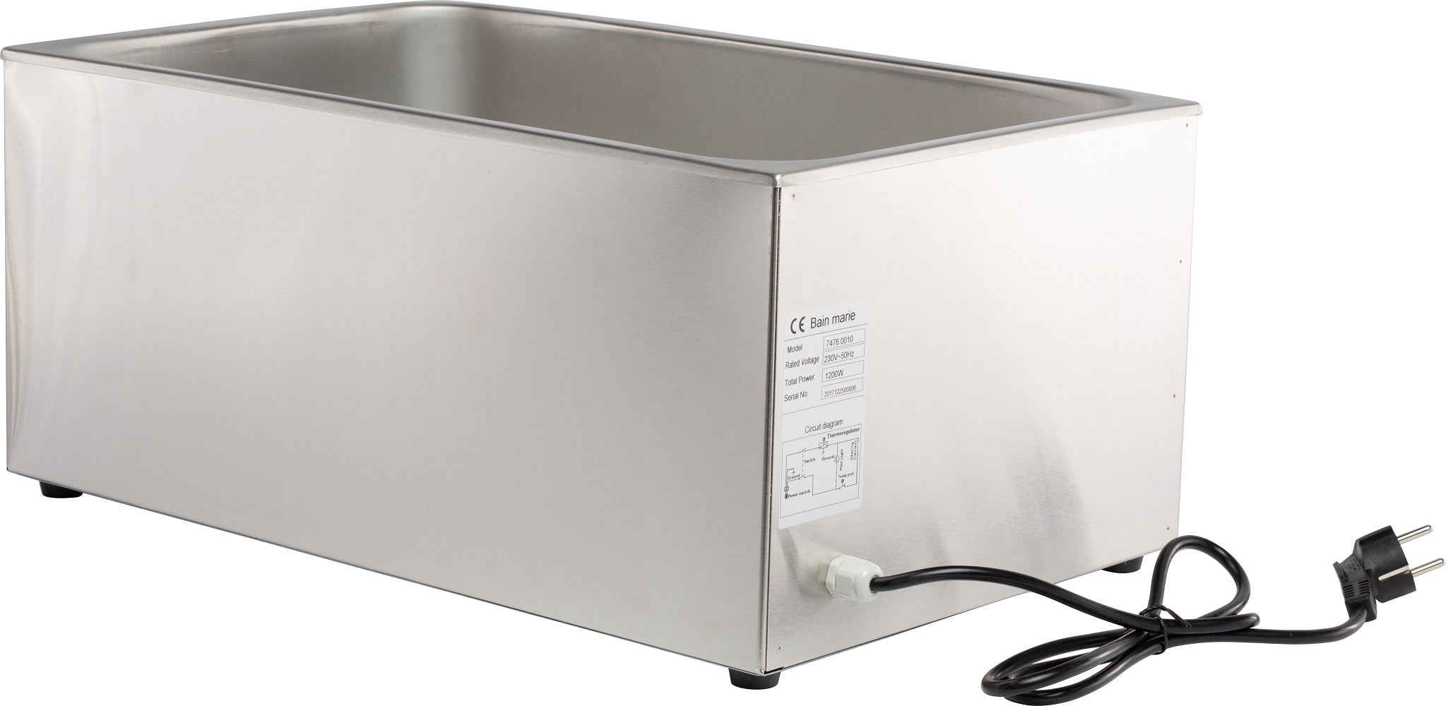 Elektrisk bain - marie - for Storkjøkken - XL - Storkjøkken