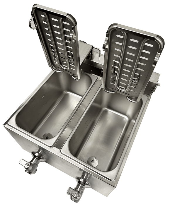 Elektrisk betnkfriteker 2x4 l - for Storkjøkken - XL - Storkjøkken