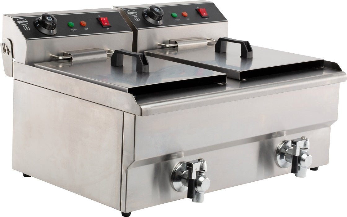 Elektrisk betnkfritøyer 2x8 l - for Storkjøkken - XL - Storkjøkken