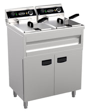 Elektrisk fritøyer 2x9l - for Storkjøkken - XL - Storkjøkken