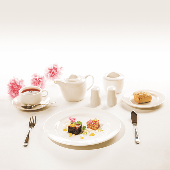 Elfenbensfarget dyp tallerken, 235 x (H) 48 mm - for Storkjøkken - XL - Storkjøkken