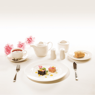 Elfenbensfarget dyp tallerken, 310 x (H) 58 mm - for Storkjøkken - XL - Storkjøkken