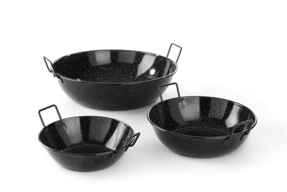 Emaljert paellapanne - 70mm - for Storkjøkken - XL - Storkjøkken