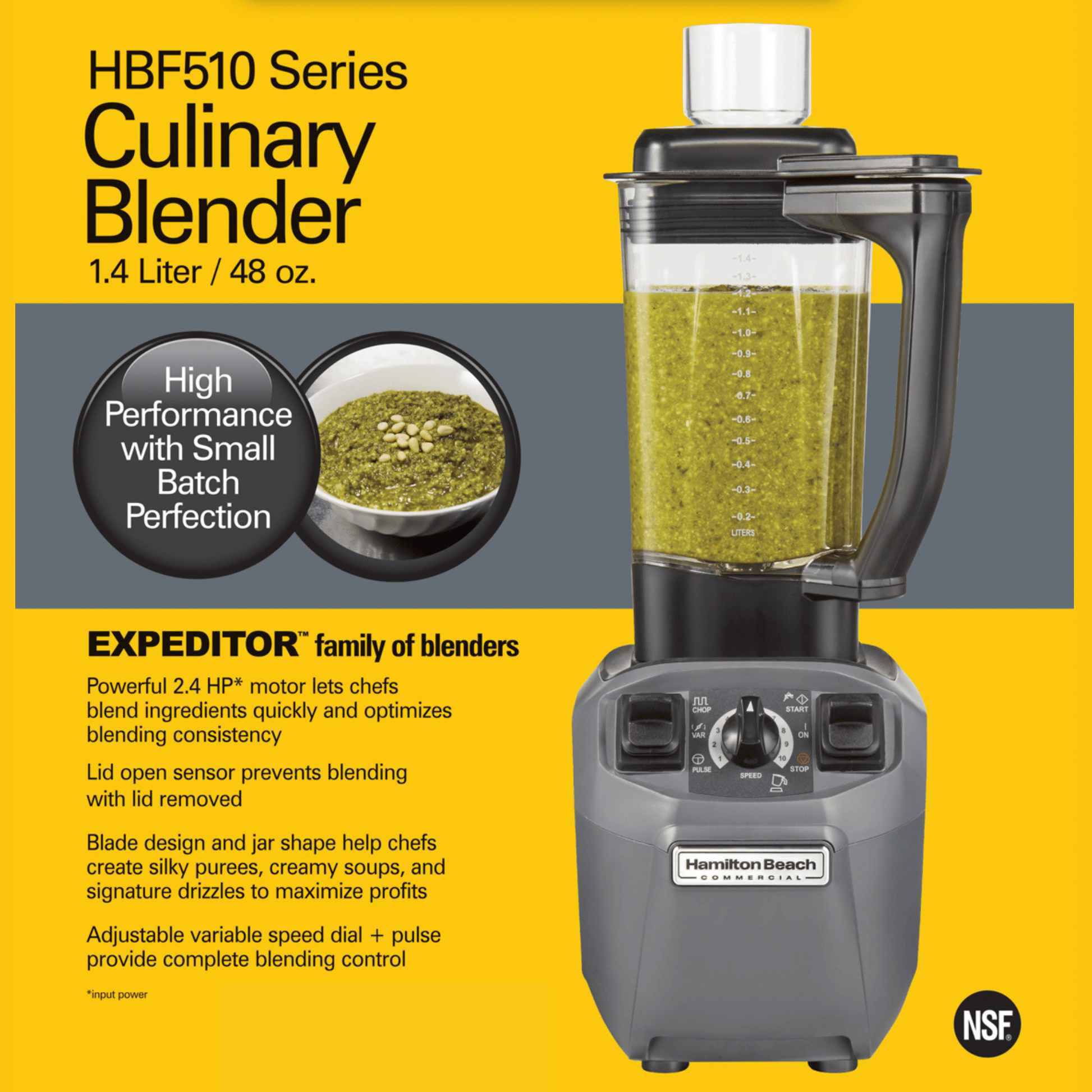 EXPEDITOR510 Kulinarisk Blender - for Storkjøkken - XL - Storkjøkken