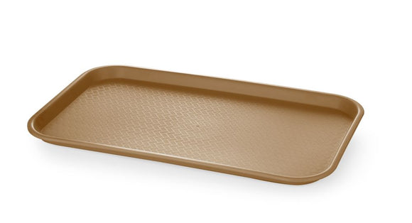 Fastfoodbrett i polypropylen GN 1/1, AmerBox, GN 1/1, brun, 530x325x(H)20mm, rektangulært - for Storkjøkken - XL - Storkjøkken