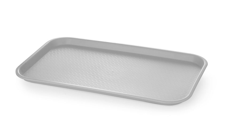 Fastfoodbrett i polypropylen GN 1/1, AmerBox, GN 1/1, lys grå, 530x325x(H)20mm, rektangulær - for Storkjøkken - XL - Storkjøkken