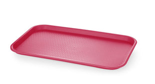 Fastfoodbrett i polypropylen GN 1/1, AmerBox, GN 1/1, rød, 530x325x(H)20mm, rektangulær - for Storkjøkken - XL - Storkjøkken