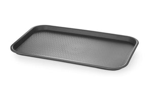 Fastfoodbrett i polypropylen GN 1/1, AmerBox, GN 1/1, svart, 530x325x(H)20mm, rektangulært - for Storkjøkken - XL - Storkjøkken