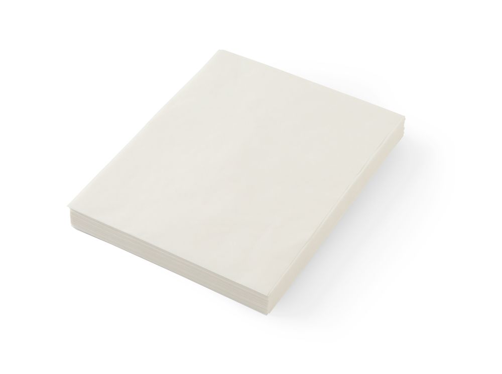 Fettfast papir - 500 stk, hvitt, 500 stk., 250x200mm - for Storkjøkken - XL - Storkjøkken