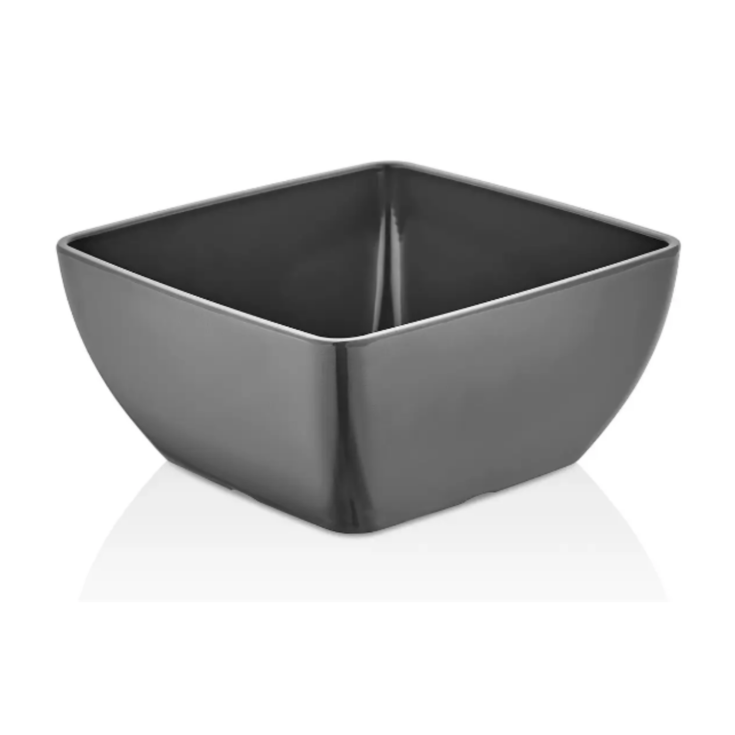 Firkantet melaminskål, grafitt, 125x125x(h)65mm - for Storkjøkken - XL - Storkjøkken