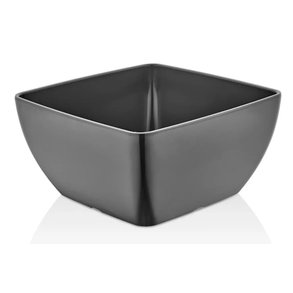 Firkantet melaminskål, grafitt, 250x250x(h)120mm - for Storkjøkken - XL - Storkjøkken