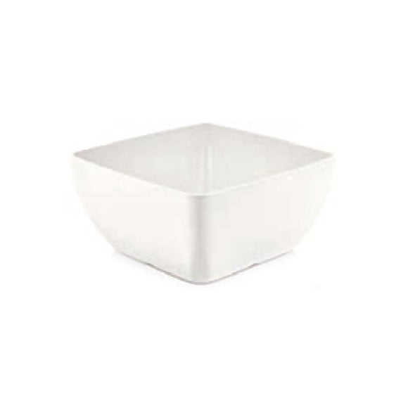 Firkantet melaminskål, hvit, 250x250x(h)120mm, Min. kjøp: 1 - for Storkjøkken - XL - Storkjøkken