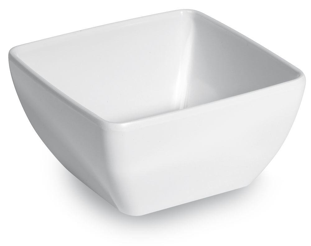 Firkantet skål, White, 130x130x (H) 65mm - for Storkjøkken - XL - Storkjøkken