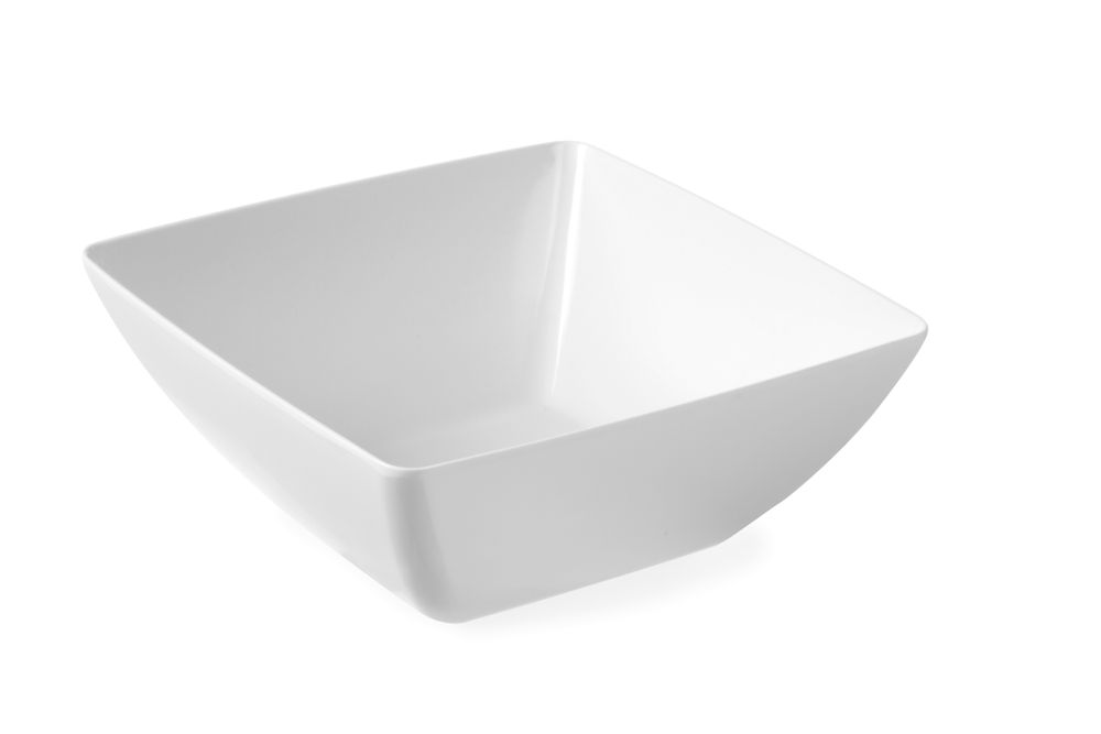 Firkantet skål, White, 130x130x (H) 65mm - for Storkjøkken - XL - Storkjøkken