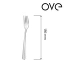 Fjord dessertgaffel, OVE, 186 mm, sett med 12 stk. - for Storkjøkken - XL - Storkjøkken