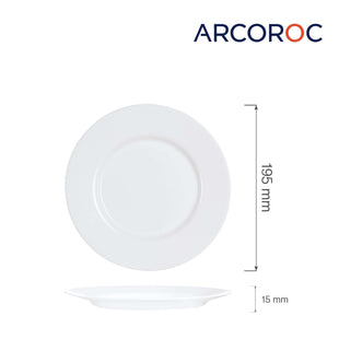 Flat tallerken til hverdagsbruk, 195 x (H) 15 mm, Min. kjøp: 6 - for Storkjøkken - XL - Storkjøkken