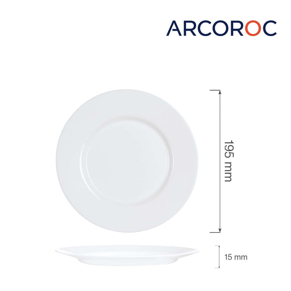 Flat tallerken til hverdagsbruk, 195 x (H) 15 mm, Min. kjøp: 6 - for Storkjøkken - XL - Storkjøkken