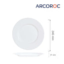 Flat tallerken til hverdagsbruk, 245 x (H) 21 mm, Min. kjøp: 6 - for Storkjøkken - XL - Storkjøkken