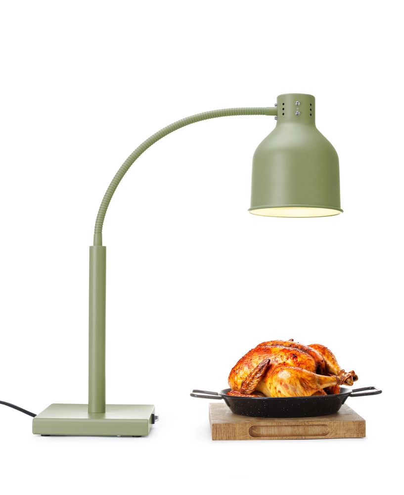 Fleksibel varmelampe, grønn, 220 - 240V/250W, 268x203x(H)660mm - for Storkjøkken - XL - Storkjøkken