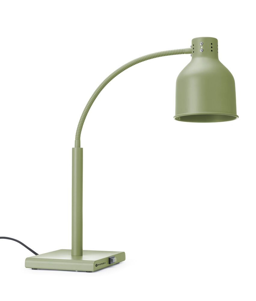 Fleksibel varmelampe, grønn, 220 - 240V/250W, 268x203x(H)660mm - for Storkjøkken - XL - Storkjøkken