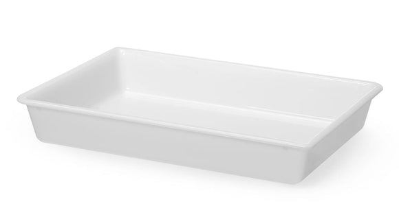 Forberedelsesbrett, 12L, Hvit, 535x385x(H)85mm - for Storkjøkken - XL - Storkjøkken