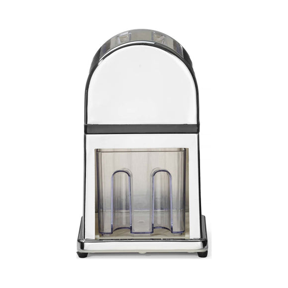 Forkrommet sinklegerings - isknuser med plastbeholder og - øse, 140 x 160 x (h) 270 mm - for Storkjøkken - XL - Storkjøkken