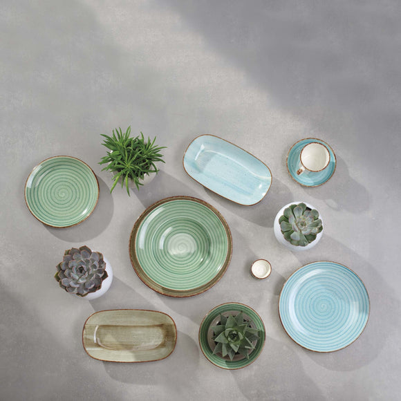 Turkus flatplate, 270 mm, Min. kjøp: 1