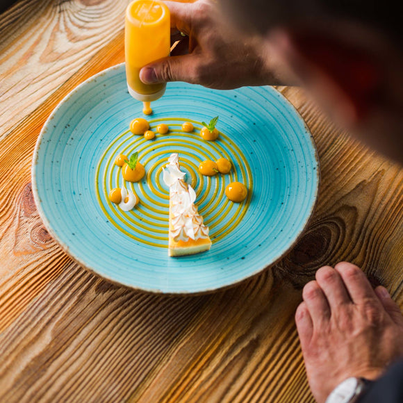 Turkus flatplate, 270 mm, Min. kjøp: 1