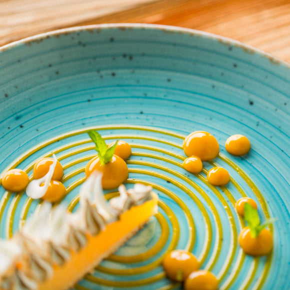 Turkus flatplate, 270 mm, Min. kjøp: 1