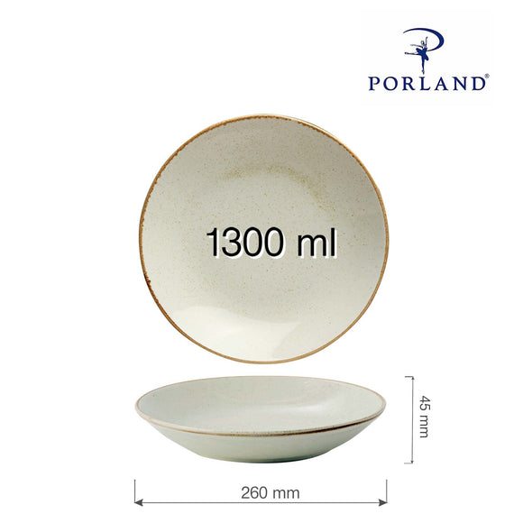 Sand kupéplate, 260 mm, Min. kjøp: 6