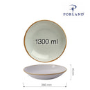 Askfarget coupéplate, 260 mm, Min. kjøp: 6-5