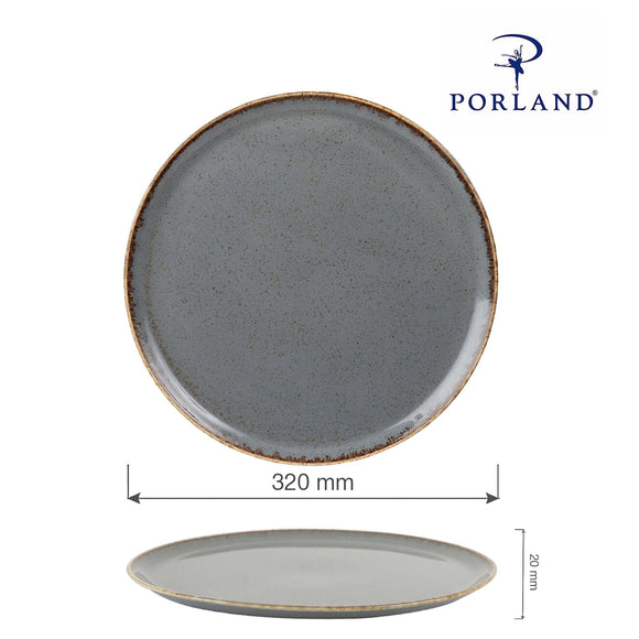 Steinformet pizzaplate, 320 mm, Min. kjøp: 6