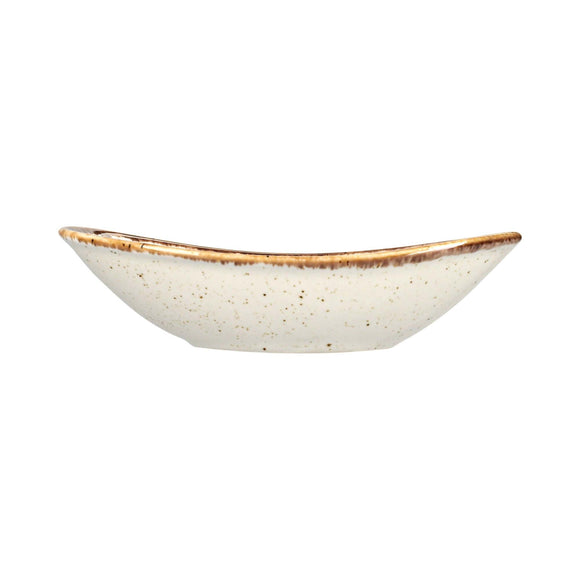 Sand oval miniskål, 110 mm, Min. kjøp: 6