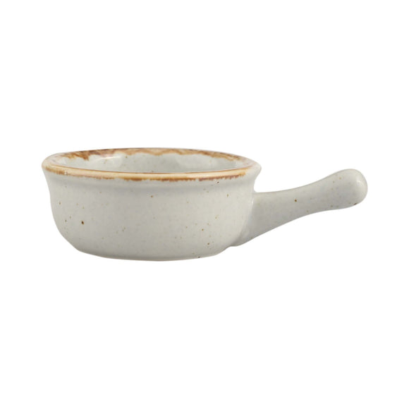 Askensfarget miniskål med håndtak, 60 mm, Min. kjøp: 6