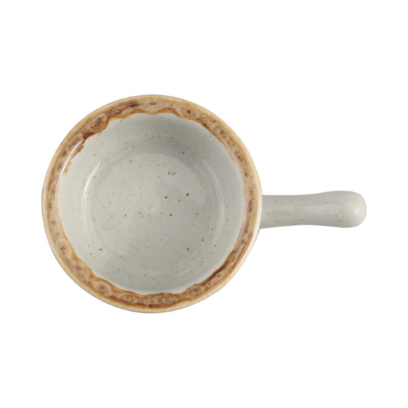 Askensfarget miniskål med håndtak, 60 mm, Min. kjøp: 6