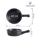 Miniskål av kull, 60 mm, Min. kjøp: 6-6