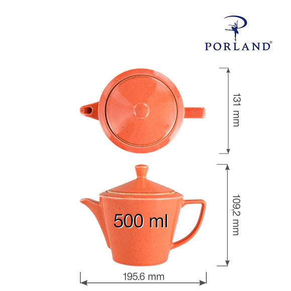 Ravfarget tekanne, 500 ml, Min. kjøp: 6