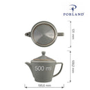 Steintekanne, 500 ml, Min. kjøp: 6-6