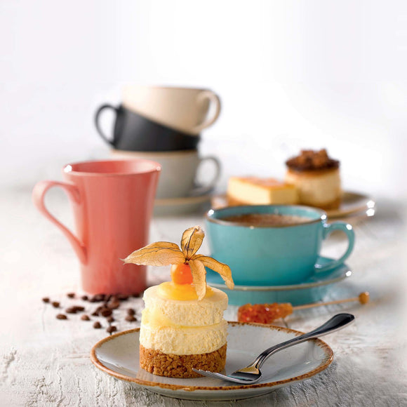 Elegant askfarget espressokopp, 80 ml, Min. kjøp: 6