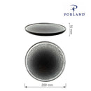 Skumringsflat plate, 200 mm, Min. kjøp: 6-7