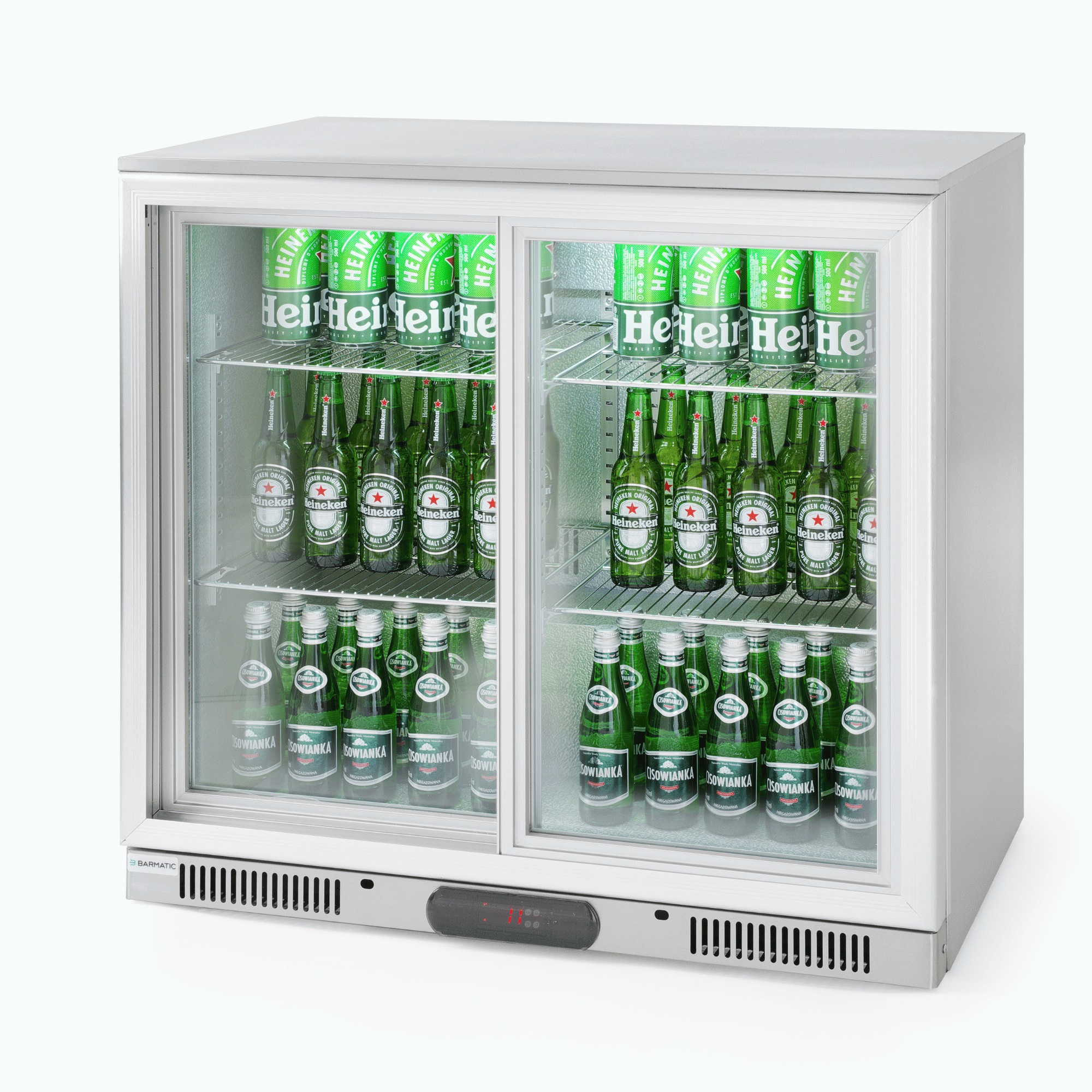 CANDOUR barkjøler 188L med skyvedør, 900x520x(H)835mm